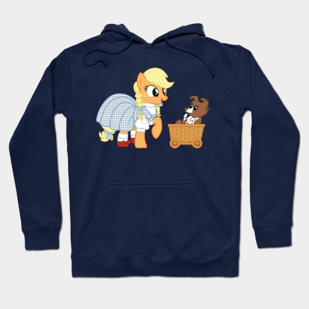 Applejack as Dorothy Hoodie by CloudyGlow